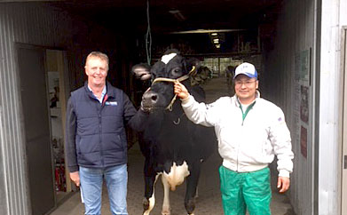 ブライアン　レスリー氏牧場訪問